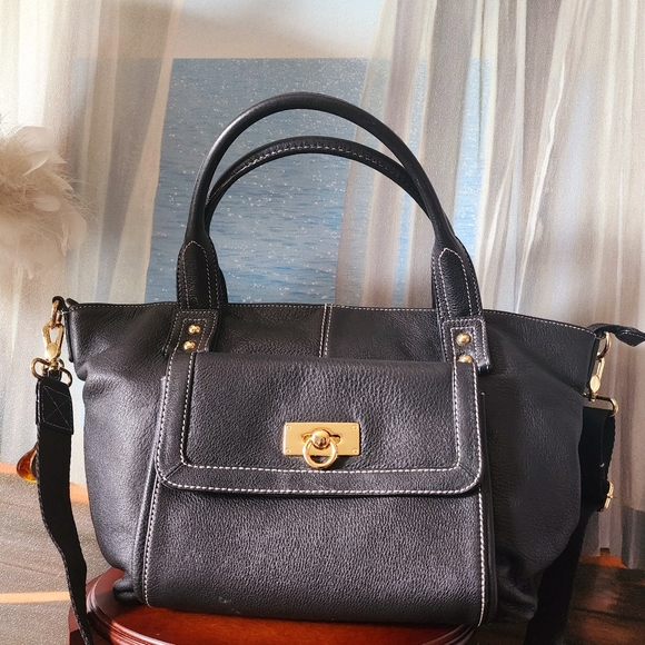 Beautiful, premium quality genuine leather bag. Barr+Barr New York. Brand new. - Picture 2 of 6